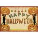 The Holiday Aisle® Harbans Halloween Nostalgia Happy Halloween V2 On Canvas by Katie Pertiet Print Canvas in White | 24 H x 36 W x 1.25 D in | Wayfair