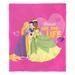 Northwest Disney Princesses Friends for Life Throw Polyester in Pink | 60 H x 50 W in | Wayfair 1DPR236000018OOF