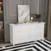 Lark Manor™ Arashel Double Dresser Wood in White | 31.5 H x 55.1 W x 15.7 D in | Wayfair D47CB6AD23B749F0982A69BB85FFA5A6