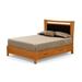 Copeland Furniture Monterey Platform Bed Upholstered/Genuine Leather in Black | California King | Wayfair 1-MON-25-03-STOR-3312