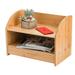 Latitude Run® Bamboo Desk Organizer w/ Drawers Bamboo in Brown | 12 H x 15.7 W x 9.5 D in | Wayfair 4E280B39AD64479FAAB23D876E2C963D