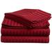 Symple Stuff Superior 300 Thread Count Sheet Set 100% cotton in Red | Extra-Long Twin | Wayfair SYPL1029 26433373