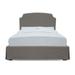 Red Barrel Studio® Hallettsville Upholstered Low Profile Platform Bed Upholstered, Solid Wood in Blue | Full | Wayfair