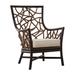 Armchair - Panama Jack Sunroom Trinidad Armchair Rattan/Wicker in Black | Wayfair PJS-1401-BLK-OC/SU-730