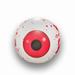 The Holiday Aisle® Halloween Inflatable Eyeballs Colo Remote Control w/ inflatable foot pump, Blue in Red | 7.8 H x 7.8 W x 3.9 D in | Wayfair