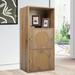 Bay Isle Home™ Lakeah 2 - Door Accent Cabinet Wood in Brown | 35.02 H x 16.22 W x 11.82 D in | Wayfair 90EEC4DF78ED42CD8EB2B0589687F0E6