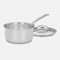 Cuisinart Stainless Steel 1.5 Quart Saucepan w/ Lid Stainless Steel in Gray | 7.2 H x 4.7 W in | Wayfair 719-16