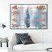 Zipcode Design™ Arrows Rose Gold Painting Print on Canvas in Blue/Brown/White | 15 H x 10 W x 1.75 D in | Wayfair C7E901C662AB41168128C1ACDCB088BA