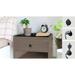 Cabinets with Wireless Charging Station 2 USB Port Smart Nightstand and 5 Color LED Lights Modern End Side Table for 2 Drawers