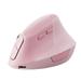 Seenda Vertical Ergonomic Mouse Type C Rechargeable Wireless Mouse with USB & Type C 2 in 1 Receiver Quiet Mouse for Notebook Laptop Desktop PC Mac Book and All Type C Device Pink