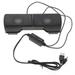 Mini Portable USB Stereo Speakers Controller Soundbar for Laptop Mp3 Phone Music Player PC with Clip