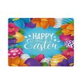 Wovilon Mouse Pad Happy Easter Personalized Mouse Pad Keyboard Pad Writing Pad Desk Pad