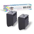 MADE IN USA TONER Compatible Replacement for Sharp MX-C30NTBA MX-C250F C300P C300W C301W C303W C304W C305W C306W Black 2 Pack