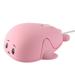 PloutoRich Wired Mouse Cute Animal Dolphin Shaped Computer Mouse 1600DPI Optical Mice USB Corded Mouse for Laptop PC Desktop Computer Gift (Pink)