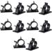10 Pieces Self-adhesive Cable Clip Plastic Adjustable Computer Data Line Wire Management Portable Reusable Clamp Type 2