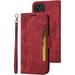 Samsung Galaxy A53 5G Wallet Case PU Leather Folio Kickstand Card Slots Cover for Galaxy A53 5G Book Folding Flip Case Protective Cover for Samsung Galaxy A53 5G Red