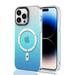 Allytech Magnetic Case for Apple iPhone 13 iPhone 13 Magsafe Case Wireless Charging Support Gradient Color Anti-Scratch Shockproof Phone Case Cover for Apple iPhone 13 - Lightblue