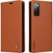 Case for Samsung Galaxy S20 FE/S20 Lite PU Leather Wallet Case Cover Samsung Galaxy S20 FE Flip Folio Case with Card Holders Magnetic Phone Case for Samsung Galaxy S20 Lite Yellow Brown