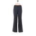 Ann Taylor LOFT Dress Pants - High Rise Flared Leg Trouser: Gray Bottoms - Women's Size 8