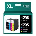 T1295 Multipack Druckerpatronen Kompatibel für Epson T1295 T1291 T1292 T1293 T1294 für Workforce WF-3520 WF-3540 WF-7525 WF-7515 Stylus SX235W SX425W SX445W SX535WD Stylus Office BX630FW (5er-Pack)