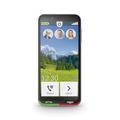 Emporia Super Easy Smartphone 4G, einfache Bedienung, SOS-Taste, Display 4,95 Zoll, 32 GB, 3 GB RAM, Kamera 13 Mpx, Android 10, Ladestation, Schwarz (Italien)