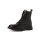 Tamaris Damen Lederstiefel Stiefelette Frauen Ankle Boots schwarz M2526941, Schuhgröße:39 EU