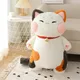 Peluche chat porte Fortune appel japonais animaux en peluche fleur Orange chats blancs oreiller