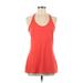 Nike Active Tank Top: Orange Activewear - Women's Size Medium