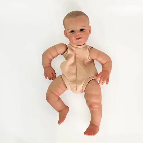 Npk 22 Zoll wieder geborene Puppe Kit Shaya beliebte süße Gesicht gemalt Puppe Kit lebensechte Soft