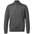 Men's Charles Tyrwhitt Gray New York Jets Merino Quarter-Zip Pullover Sweater