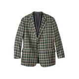 Men's Big & Tall KS Signature Holiday Blazer by KS Signature in Hunter Check (Size 58)