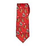 Men's Big & Tall Extra Long Novelty Holiday Tie by KS Signature in Guitar Santa Necktie