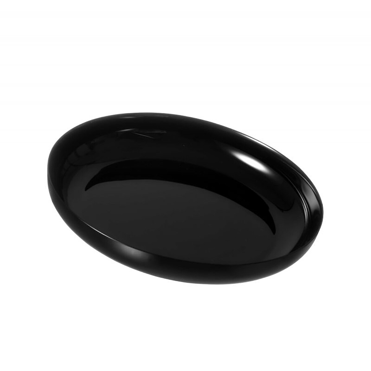 Ritzenhoff & Breker Speiseteller | 4 x Ø 25 cm | Schwarz | Opal-Glas Image