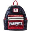 Loungefly New England Patriots Sequin Mini Backpack