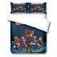 Bed Linen Set Duvet Cover Set with Pillowcase for Children Anime Bedding Sets for Boys and Girls (Double,1)