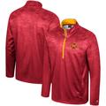 Men's Colosseum Cardinal Iowa State Cyclones The Machine Half-Zip Jacket