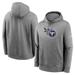 Men's Nike Heather Charcoal Tennessee Titans Big & Tall Rewind Club Fleece Pullover Hoodie