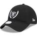Women's New Era Black Las Vegas Raiders Leaves 9TWENTY Adjustable Hat