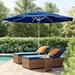 Arlmont & Co. Hibo 11' Market Umbrella Metal in Blue/Navy | 107 H in | Wayfair 8CF9BF0792FE4EB686E507B540358DE1