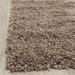 Brown 2'3" x 11' Area Rug - Safavieh Shag Taupe Area Rug | Wayfair SG151-2424-211