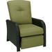Sol 72 Outdoor™ Asherman Reclining Deep Patio Chair w/ Cushions Wicker/Rattan in Black | Wayfair BRAY2643 37855977