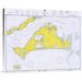 ZHENMIAO XINLEI TRADING INC NOAA Historical Map & Chart Collection Nautical Chart-Marthas Vineyard Ca. 1975" - Wrapped Canvas Print Canvas | Wayfair