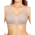 Berlei Womens Classic Full Cup Front Fastening Bra - Beige Polyamide - Size 36B