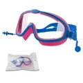 Lunettes de natation d'extérieur pour enfants de 4 à 15 ans ensemble 2 en 1 avec bouchons