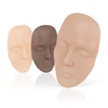 Stereoscopic Full Face Silicone Tattoo Practice Skin Microblading Mannequin Heads for Permanent