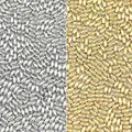 100~400pcs 3X6/4x8mm Grain Oval Spacer CCB Gold Silver Plated Loose Beads For Jewelry Making