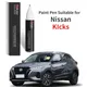 Farb stift geeignet für spezielle Nissan Kicks Farb fixierer Wolfram Stahl grau Perl glanz weiß