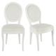 Chaises blanches (x2)