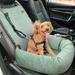 WANZQHONG Dog car seat Dog Booster seat is specially designed for The Safety of Dogs Removable Pet car seat Velvet Dog beds for small dogs ï¼ŒPuppy car seat fit for Small Dogs Cats or Other pets(GRE