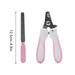 solacol Dog Nail Clippers for Large Dogs New Type Nail Clippers with File Curved Handle Dog Nail Clippers Pet Cleaning Products Stainless Steel Nail Clippers Dog Nail Clippers for Grooming